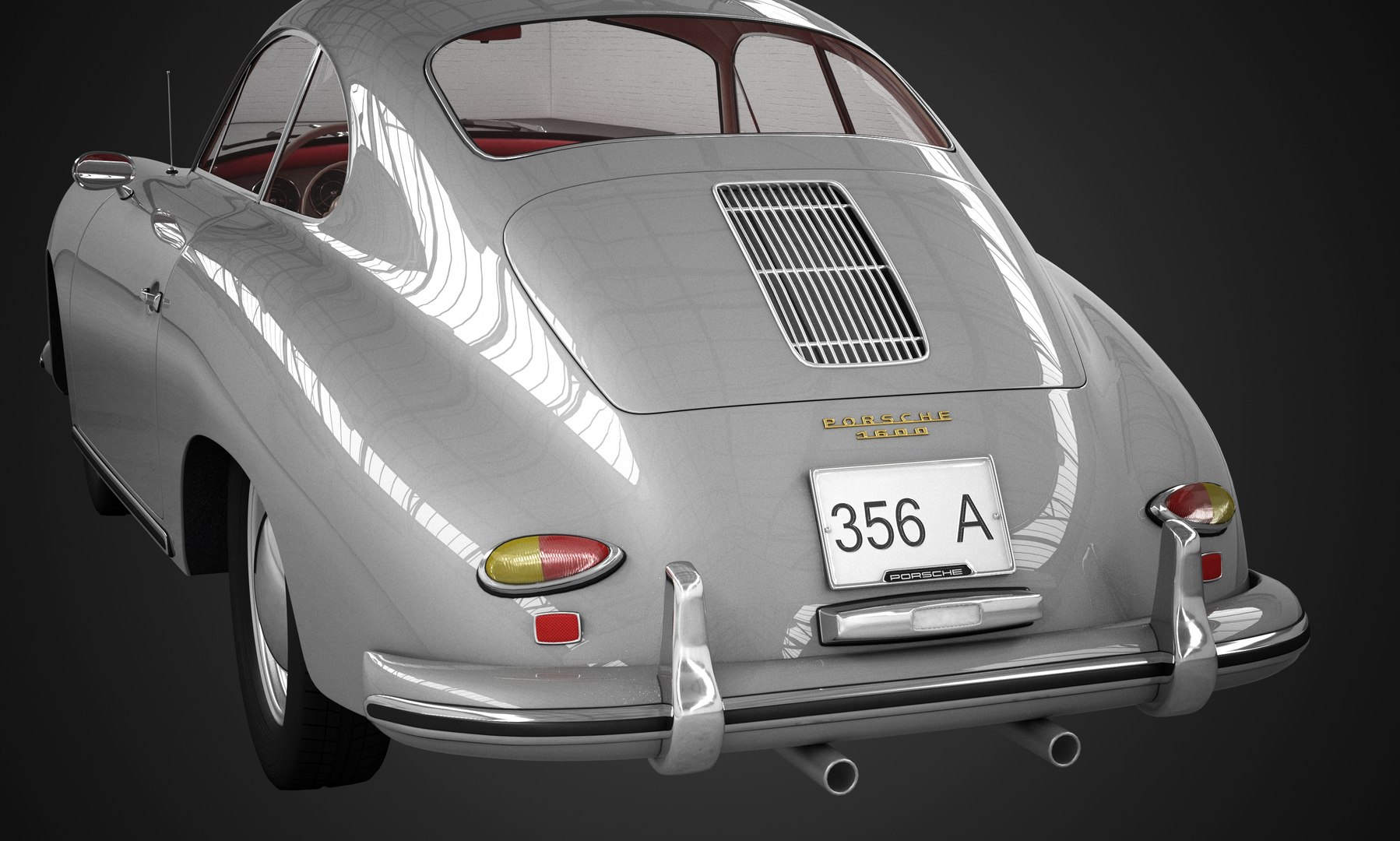 Obj Porsche 356 Engine