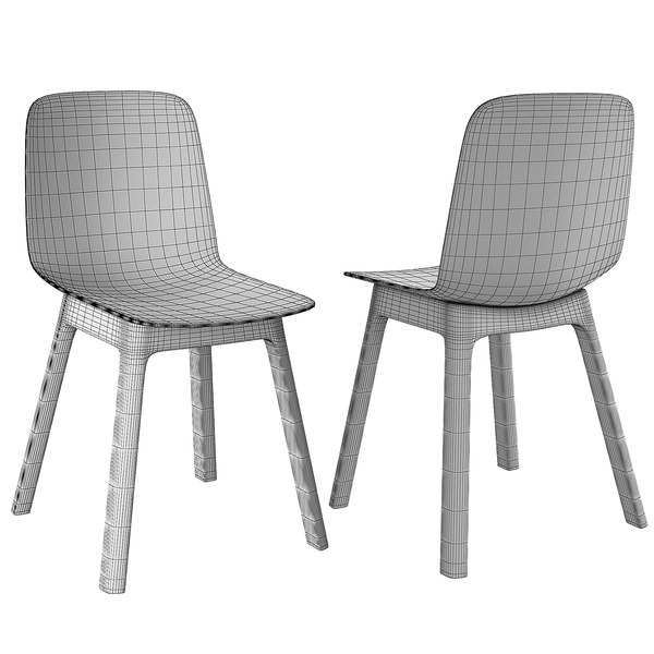 ODGER Chair, white/beige - IKEA