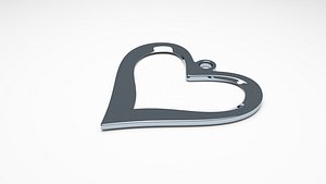 Heart Pendant Jewellery model