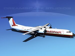 dhc-8-400 400 3d model