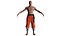 Shaolin monk - Game Ready Character Low-poly 