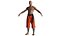 Shaolin monk - Game Ready Character Low-poly 