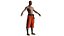 Shaolin monk - Game Ready Character Low-poly 