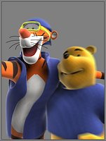 Winnie the Pooh and Tigra