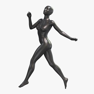 Mannequin Female 001 Pose 20 3D model