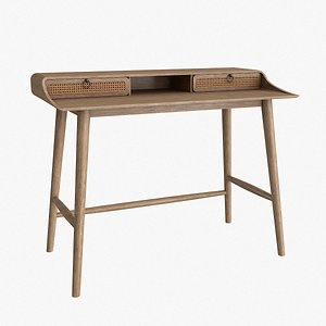 3D model Nalu Solid Wood Desk