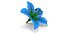 3D Realistic Blue Lily 3D Model - High-Quality 4K PBR Asset