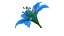 3D Realistic Blue Lily 3D Model - High-Quality 4K PBR Asset