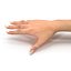 Female Hand 2 Rigged for Maya