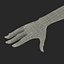 Female Hand 2 Rigged for Maya