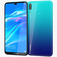 Huawei Y7 2019 Aurora Blue