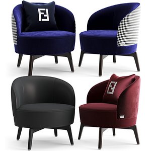 3D armchair pillow