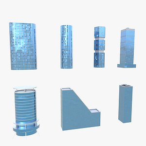 Skyscrapers Tower 3D model