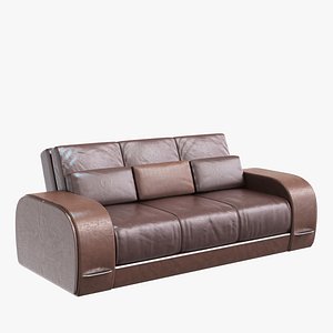 Sofa Zandvoort brown leather