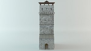 medieval tower 3d max