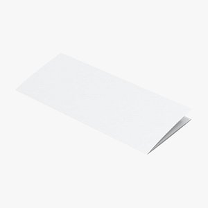 Trifold Mock up Folded