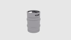 graduation beer keg 3D