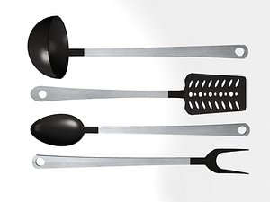 3d model of cook tools