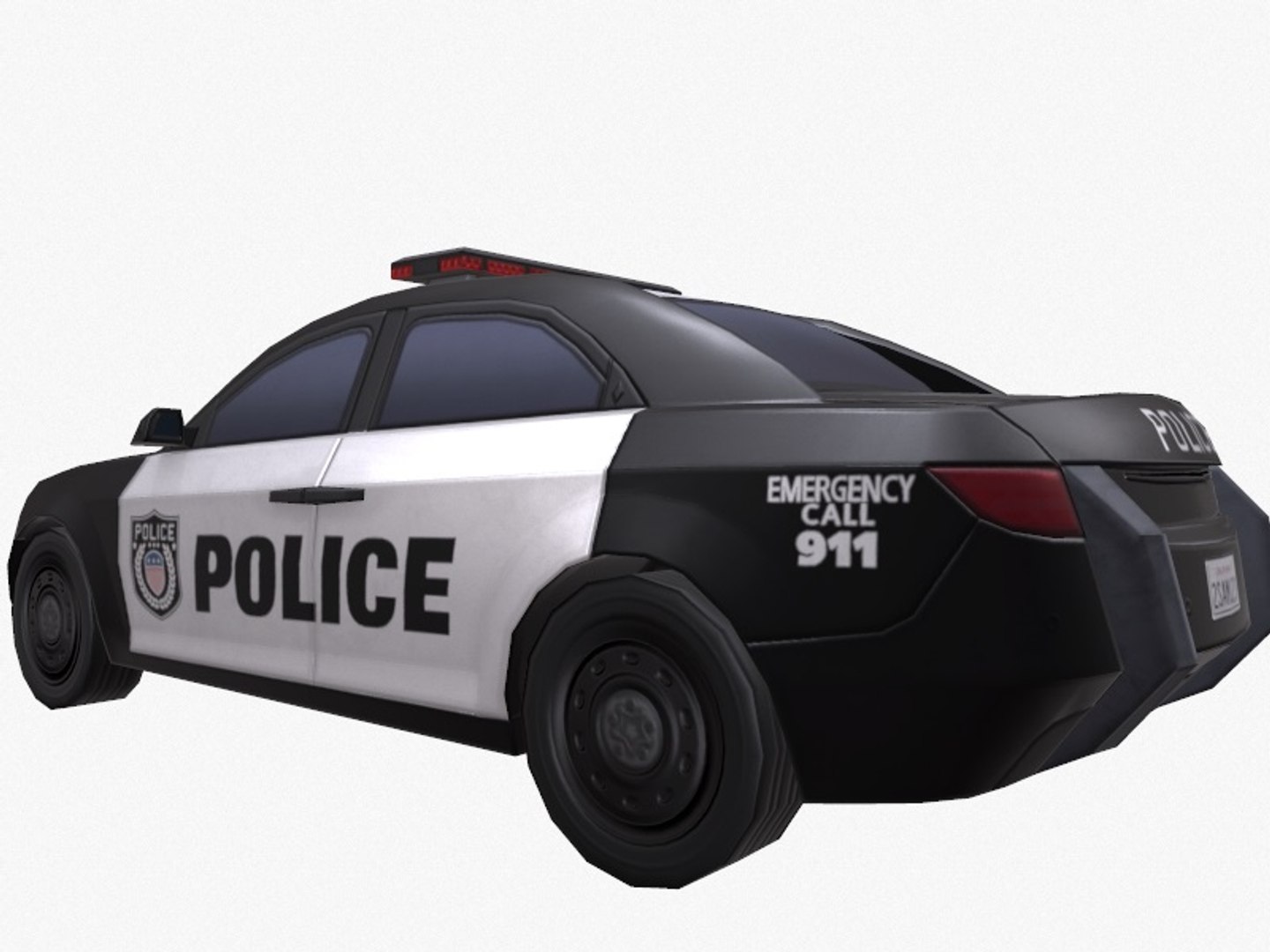 Car Police 3d Model - Turbosquid 1368947