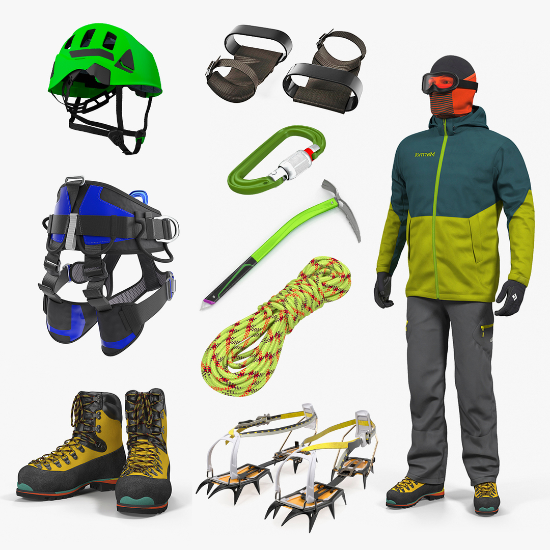 3D climbing equipment 6 TurboSquid 1707420