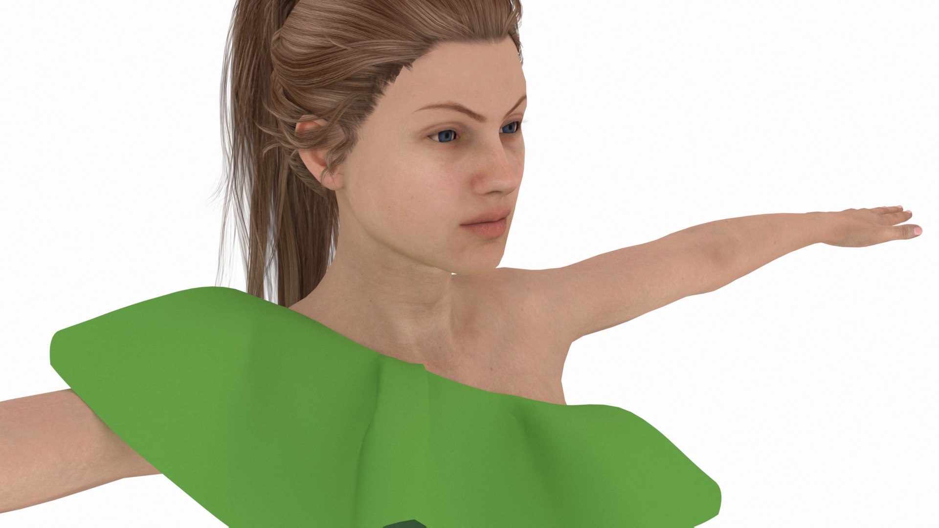 Woman character female 3D - TurboSquid 1692876