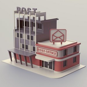 Post Office 03 3D model