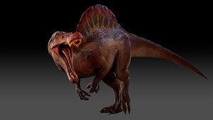 3D spinosaurus games animations