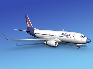 3d boeing 737-700 737 airlines model