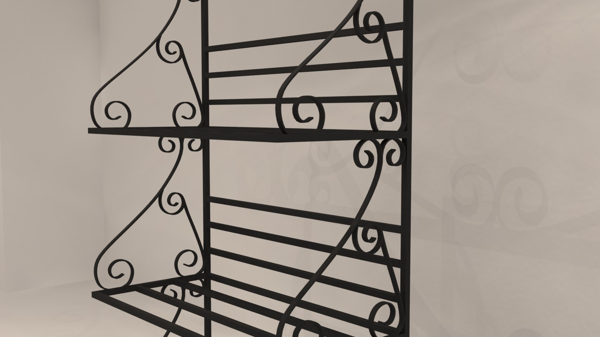 3dsmax Ornate Rack
