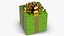 green gift box 3d model