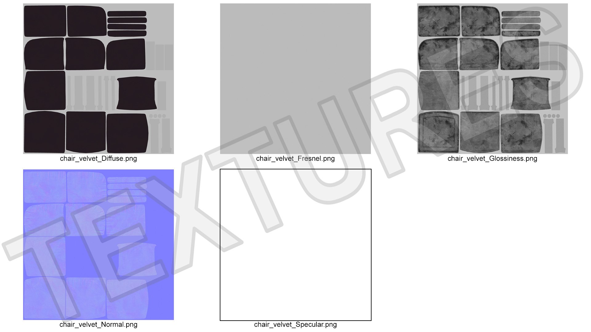 Modern Upholstered Chair With Wooden Legs 3D Model - TurboSquid 2237089