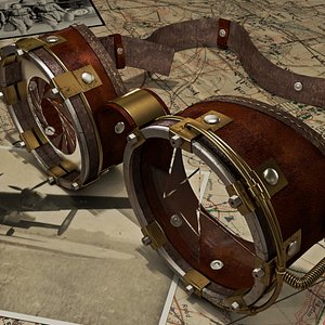 3D old glasses model
