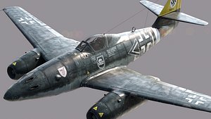 german fighter 3d obj