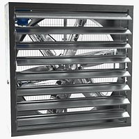 Cooling Exhaust Fan Vent Open