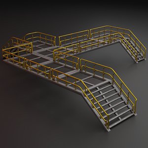 Modular industrial catwalk
