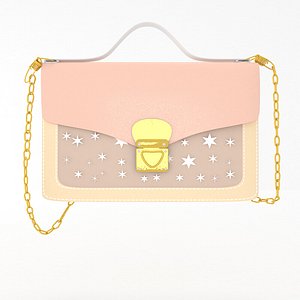 3D ladies purse model