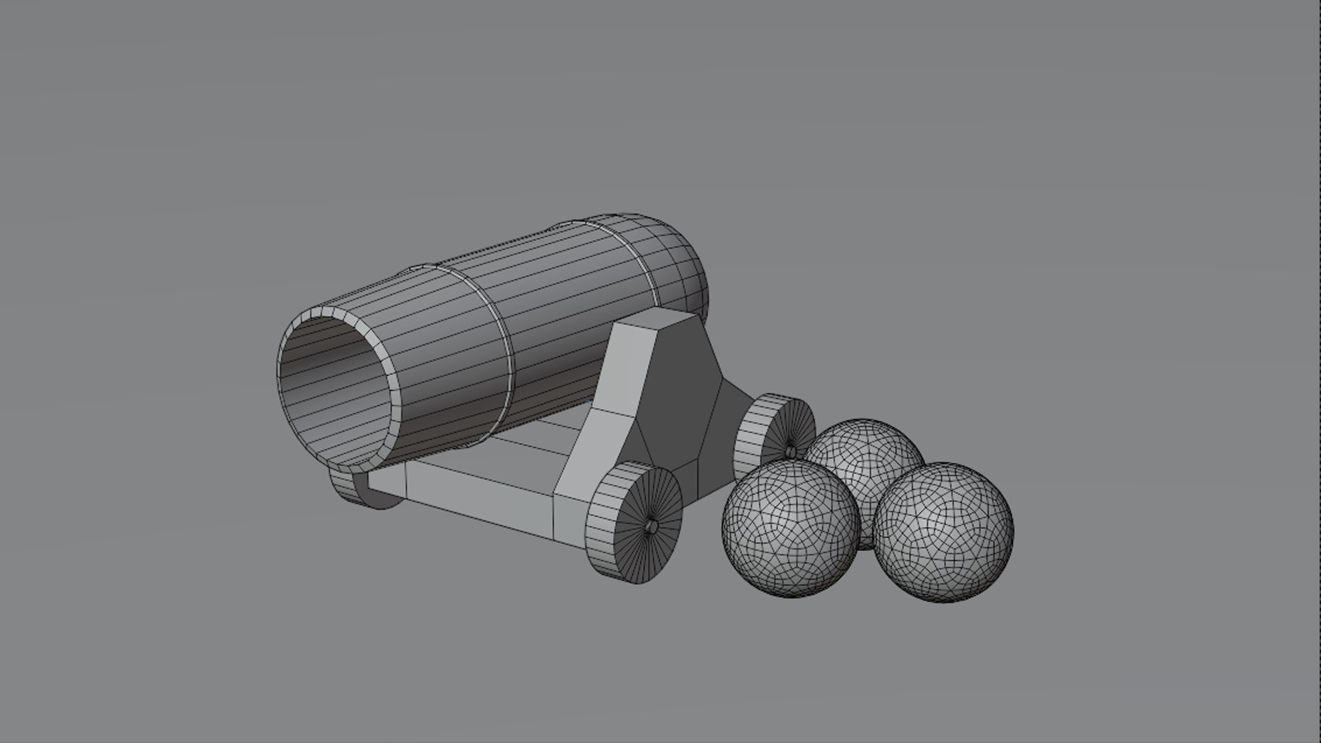 3D Cannon Model - TurboSquid 2140635