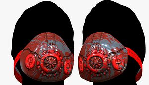 gas mask 3D model