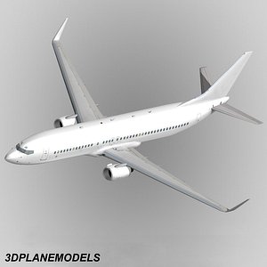 Boeing 737-800 Generic white