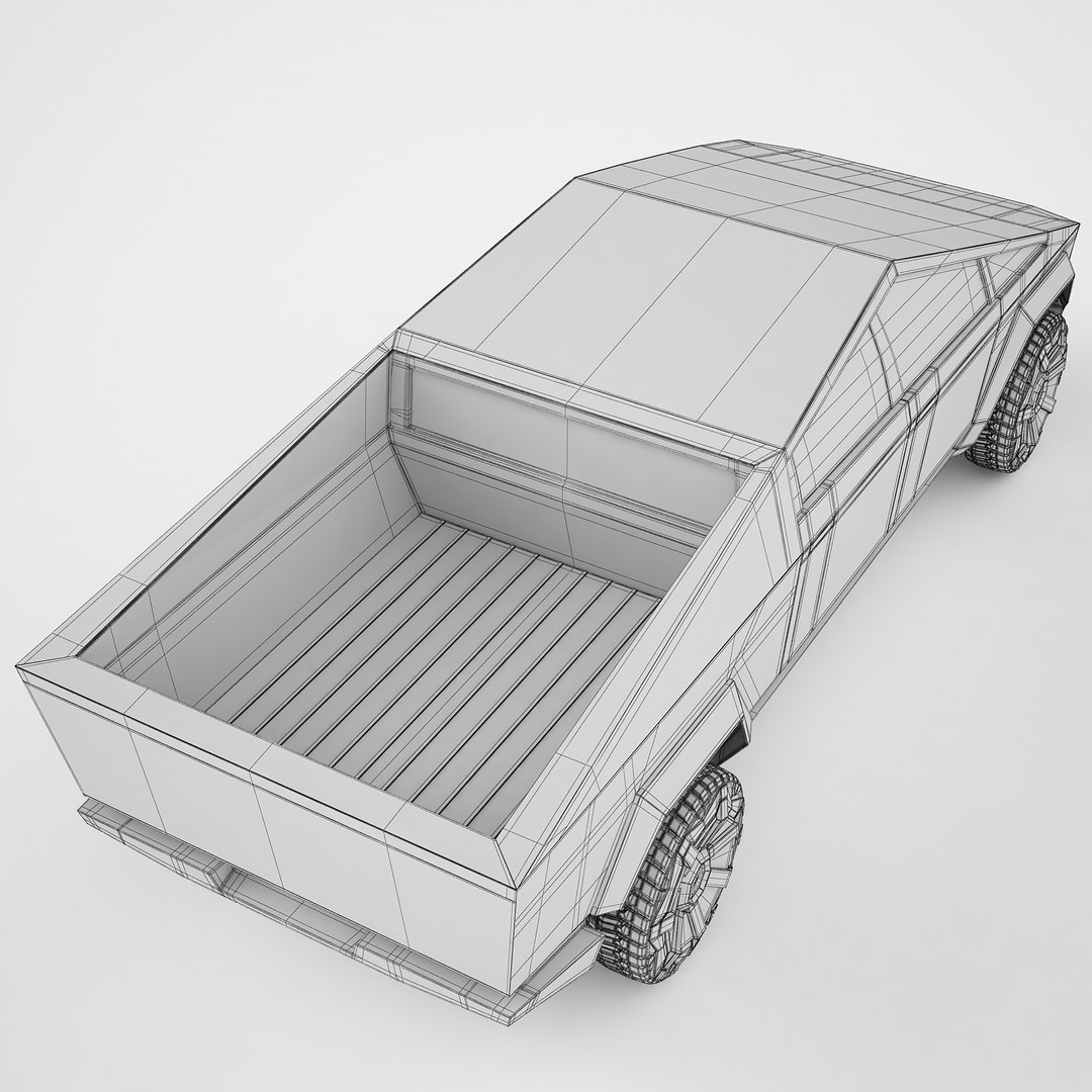 3D Tesla Cybertruck Truck Model - TurboSquid 1486634