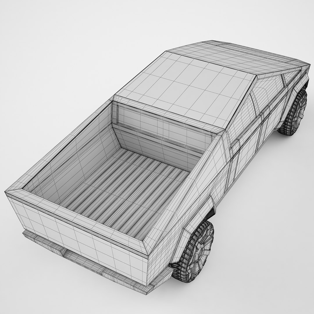 3D Tesla Cybertruck Truck Model - TurboSquid 1486634