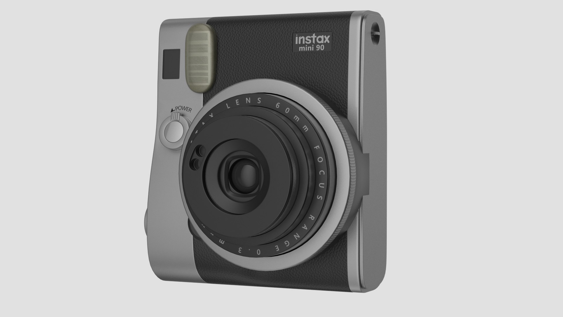 Fujifilm Instax Mini 90 Neo Classic Instant Film Camera 3D Model TurboSquid 1760610