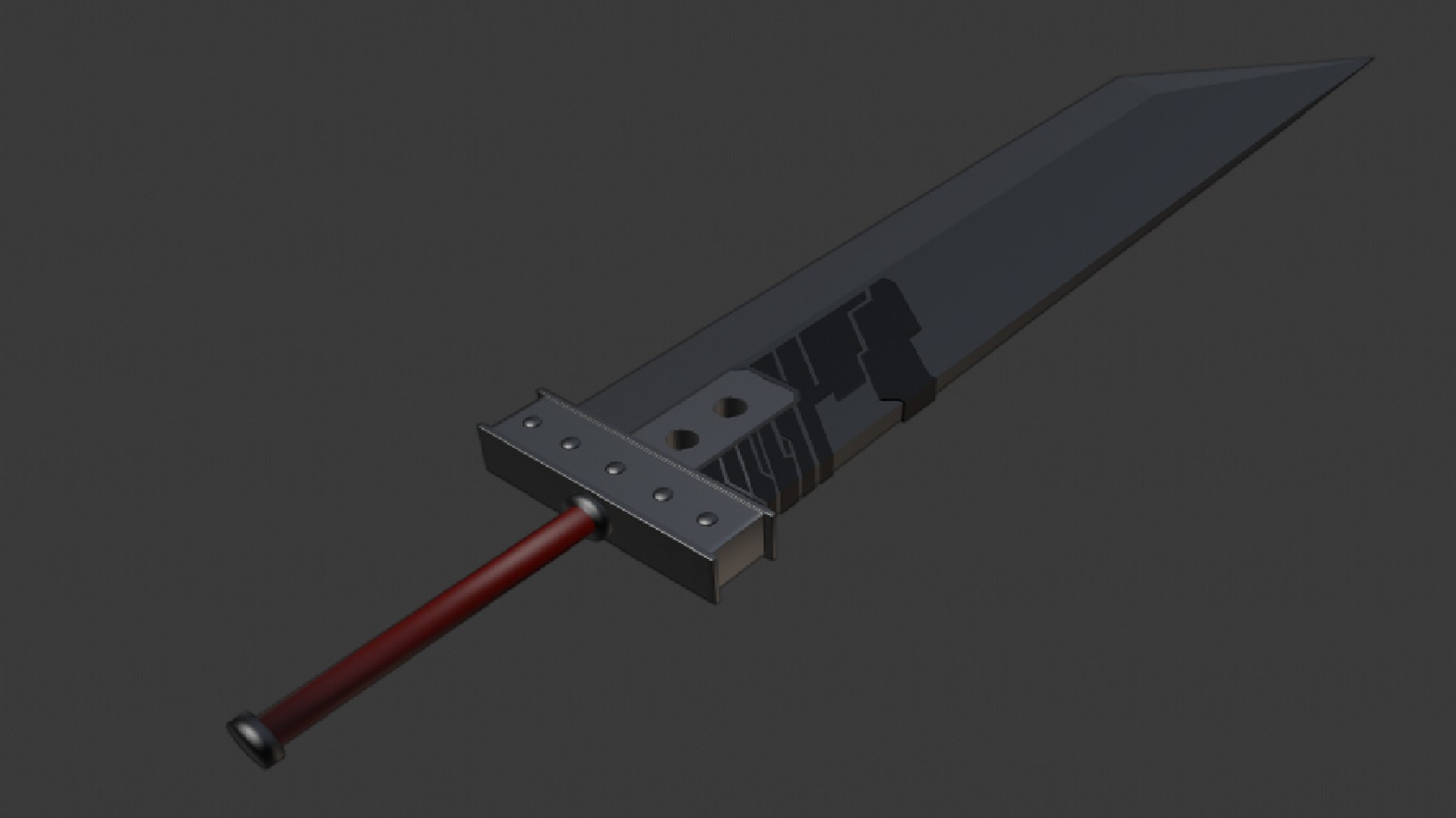 3D Buster Sword - TurboSquid 1478220