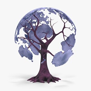 tree globe 3D model