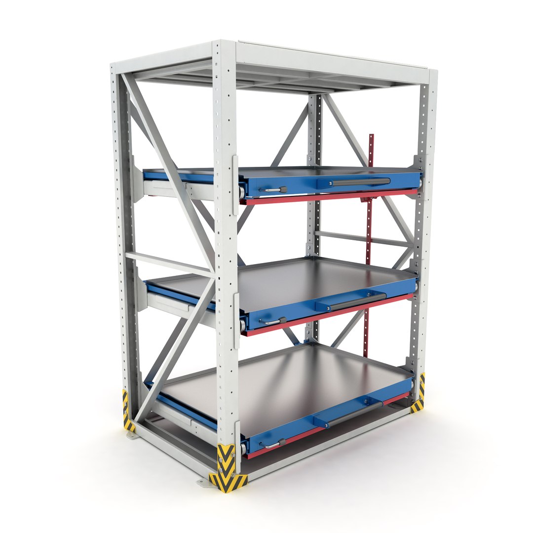 3D Model Heavy-duty Rack - TurboSquid 1394664