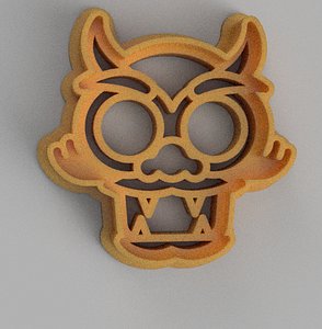 3D model DRAGON COOKIE CUTTER