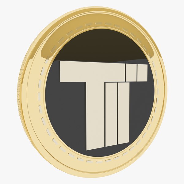 BGT Cryptocurrency Gold Coin 3D