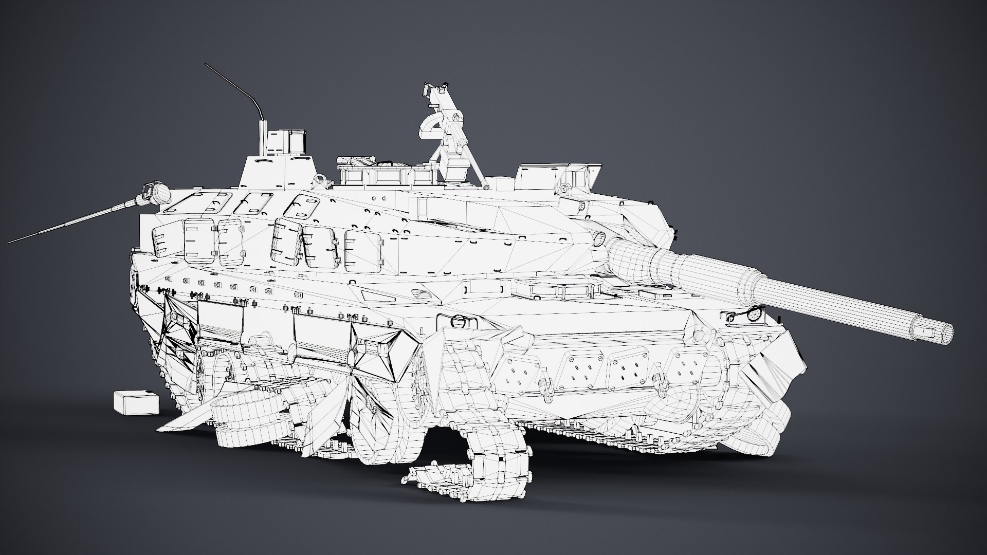 3D Type 10 Destroyed Main Battle Tank - TurboSquid 2152361