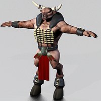 Minotaur Character (Dressed)