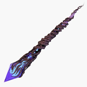 Crystal wand model